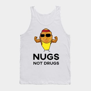 Nugs Not Drugs - Bodybuilder Chicken Nugget Tank Top